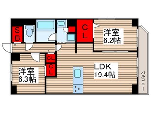 Ruhe burgの物件間取画像